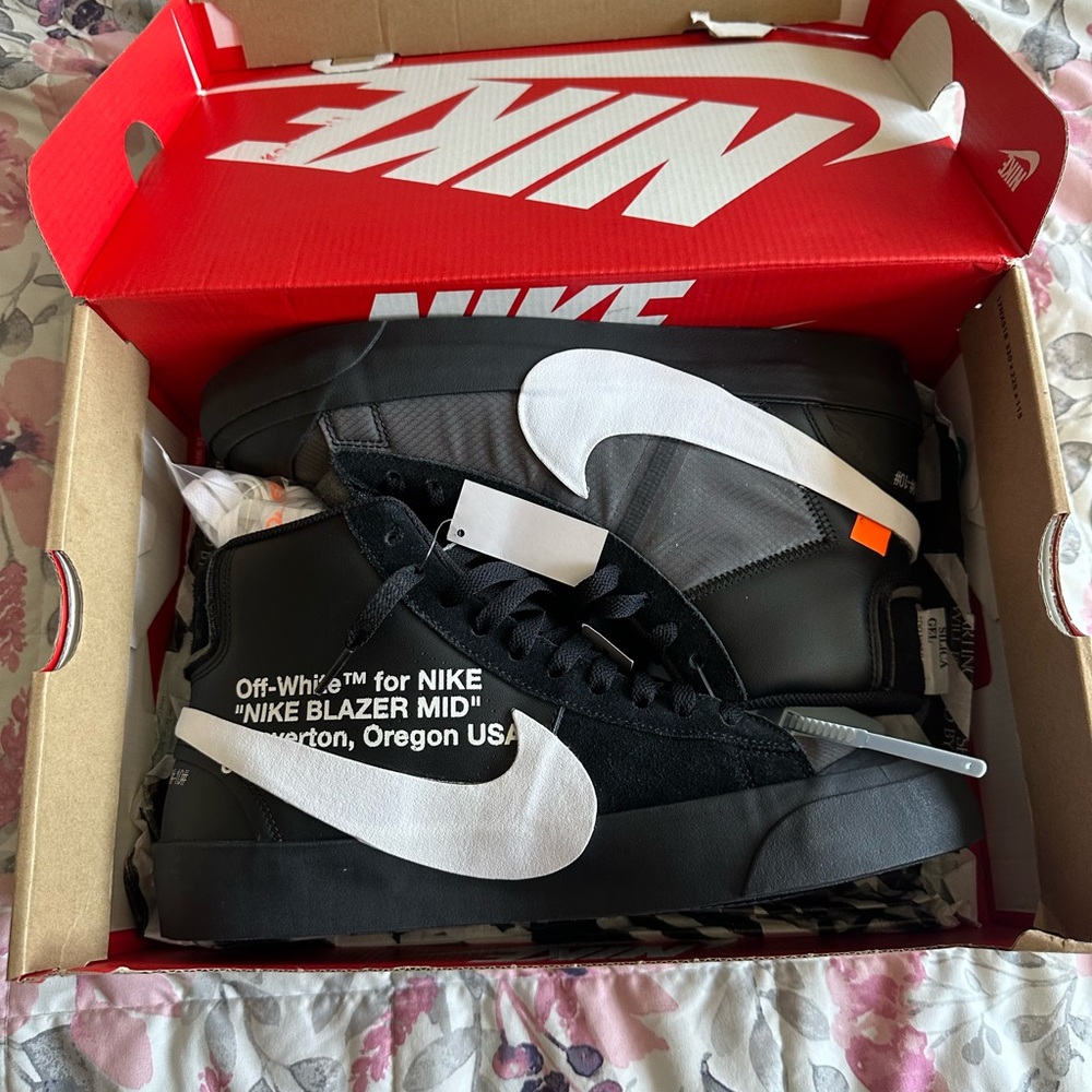 Size 9.5 - Nike Off-White x Blazer Mid Grim Reapers